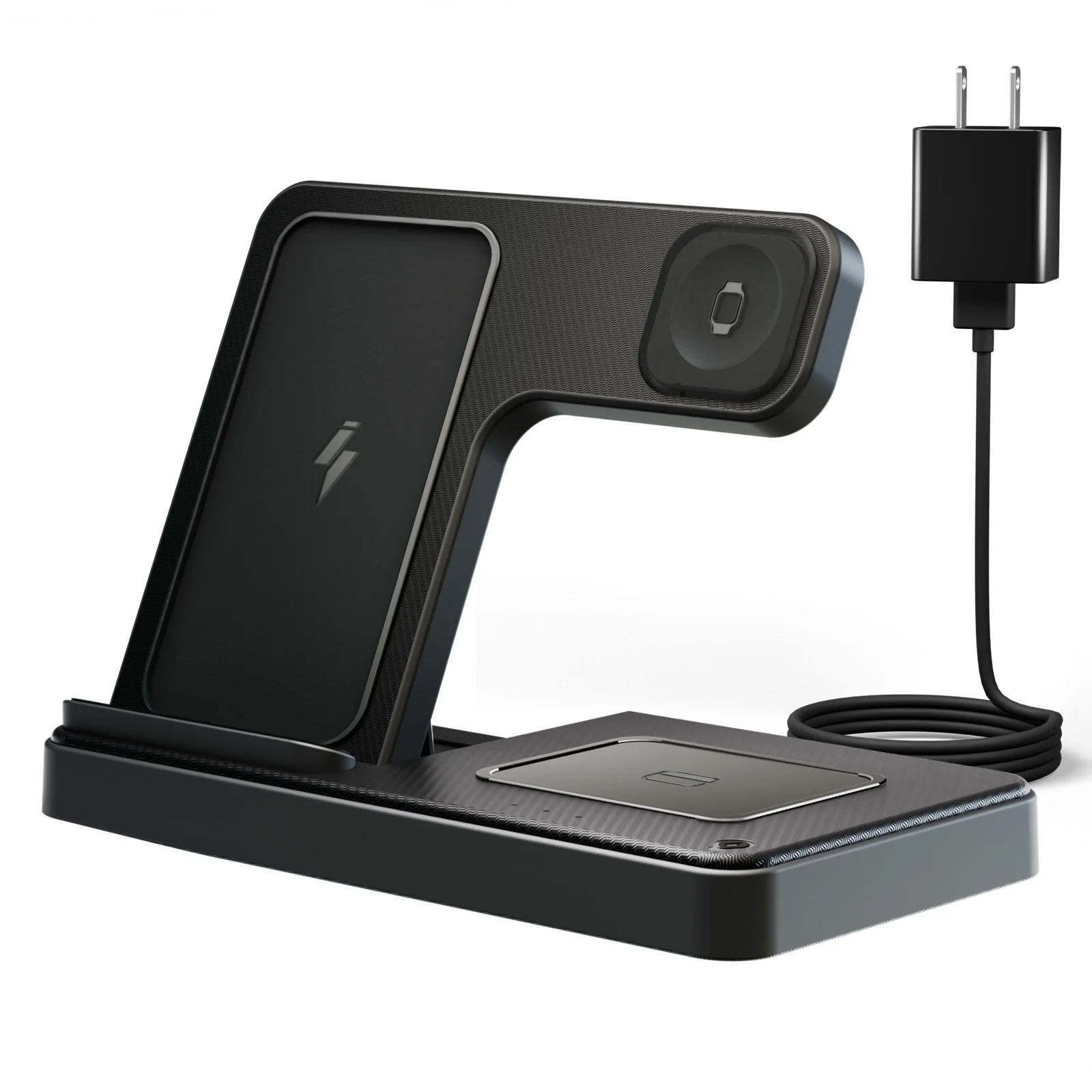 Wireless Charger,Magnetic Charging Stand Compatible with iPhone 17 16 15 14 13 12 11 Pro Max Plus XS XR X 8,Charger for Apple Watch 9 8 7 6 5 4 3 2 SE, for AirPods 3 2 Pro,3 in 1 Charging Station - Image 10