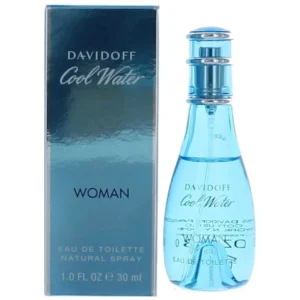 Coolwater by Davidoff, Eau De Toilette Spray, for Women, 1 oz, Scent Fresh Floral